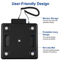 TIPRE Digital Shipping Postal Scale 440lb/0.5oz Accuracy Lightweight Carbon F…