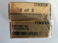 Timken 2MM9105WI DUM Precision Bearing Set 47mm x 12mm – New