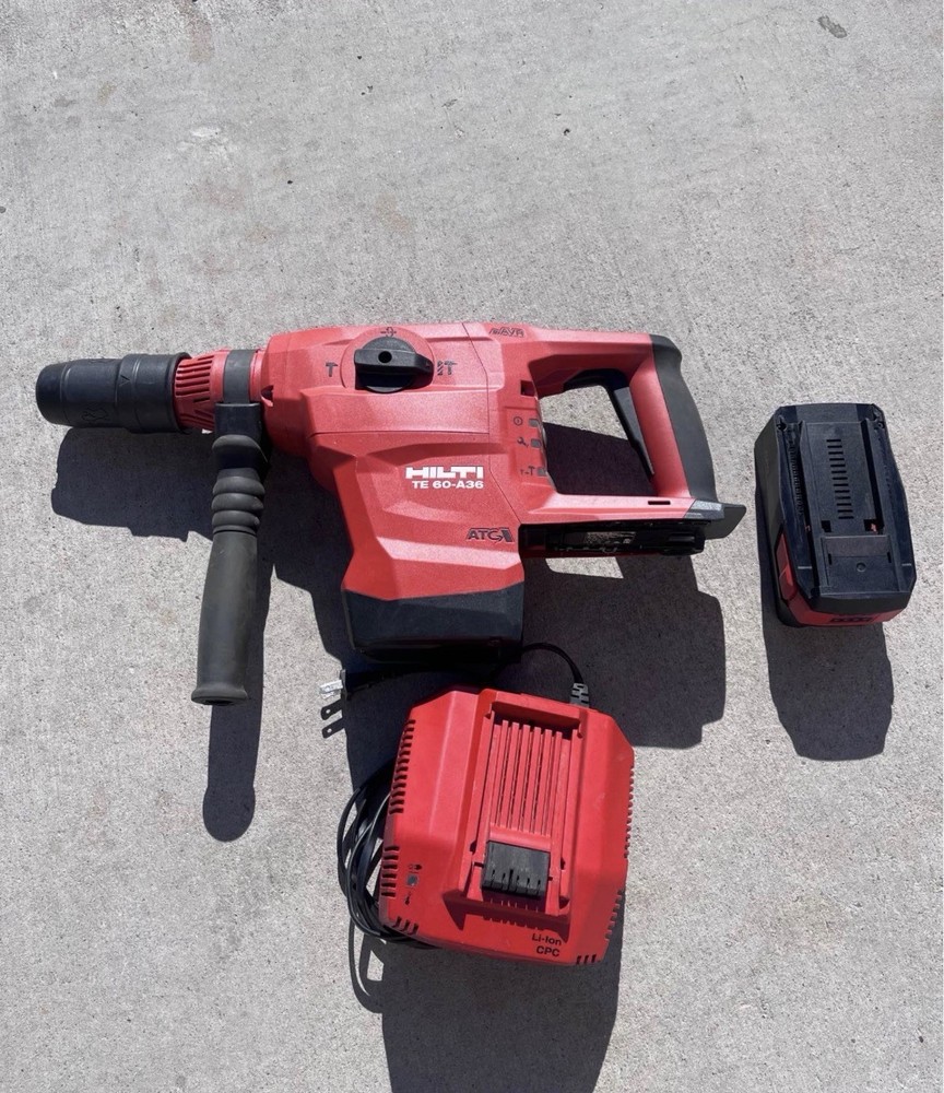 Hilti TE 60-A36 36V Cordless Rotary Hammer Drill Kit 1 Battery & Charger