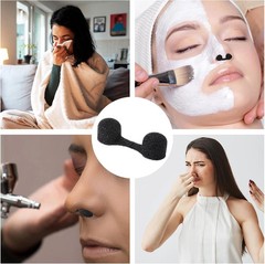 100 Pieces Nose Plug Filter Disposable Nose Dust Filters Nostril Filters Spray