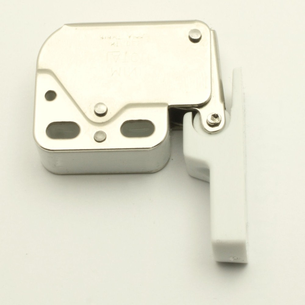 (12 Pack) Mini Latch – Nickel Plated with Screws