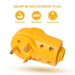 RV 30AMP 125V Receptacle Plug Male Power Cord End Replacement Electrical Plug US