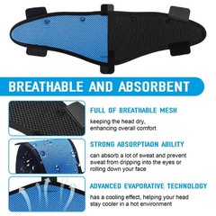Hard Hat Sweatbands, Sweat Band for Safety Helmet, Washable Hard Hat Cooling …