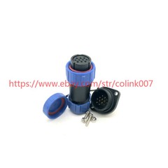2 3 4 5 6 7 8 9 10 12Pin, SP21 Frank Panel IP68 Waterproof Plug Socket Connector