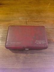 LS STARRETT No. 196 Universal Dial Test Indicator Set in Padded Case Vintage USA