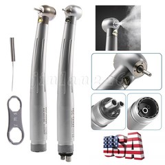 SELF-POWER E-Type Dental High Speed LED Handpiece Standard Head Push 2/4Hole CE