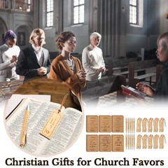Fuutreo 150 Pcs Christian Father Day Gifts Bulk 50 Bible Verse Notebook 50 Bi…