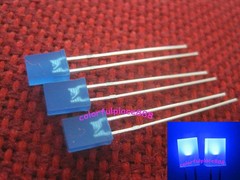 1000pcs 2x5x7mm Blue Diffused LED Rectangle Lamp Leds Rectangular Light Lamp New