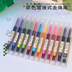 Bolígrafos de tinta gel punta fina 0,5 mm con agarre cómodo y tinta multicolor