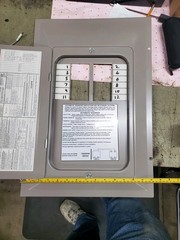 Cutler Hammer/Briggs And Stratton 12 Space Load Center Transfer Switch Cover