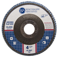 10 Pack 4.5” x 7/8″ Professional 80 Grit Zirconia Flap Disc Grinding Wheels T27