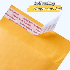 Kraft Bubble Mailers Padded Self Seal Shipping Bags Envelopes Multiple Sizes
