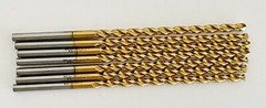 NEW Lot of 7 Guhring #20 130° TiN Jobber Drill Bit .1610 RH Long Parabolic 668