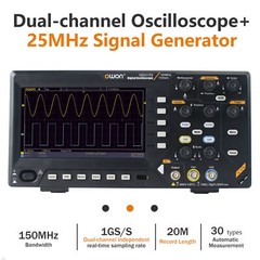 Owon SDS200 Series Digital Oscilloscope 2CH 100/150/200MHz 25MHz SignalGenerator