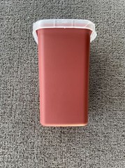 Covidien 8900MW – SharpSafety Sharps Container, Phlebotomy, Red, 1 Quart