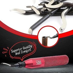 Deburring Tool with 15 High-Speed Steel Blades – Metal, PVC, Plastic & 3D Printi
