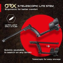 XP ORX Metal Detector With 9″ Multi-Frequency Searchcoil FX02 Wired & WSAUDIO Wi