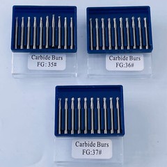 Dental FG-35/36/37 Fit High Speed Handpiece Carbide Burs Inverted Cone 3 Type