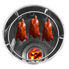 Energy Saving LPG Gas Roast Duck Oven Double Layer w Heat Preservation Asbestos
