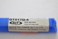 NEW SCIENTIFIC CUTTING TOOLS GT017Q-4 Carbide Groove Tool, 0.25 In Bore, 0.25 In