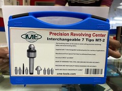 Precision Revolving Live Center MT-2, 7 Interchangeable Tips