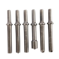 Air Rivet Hammer Tools Kit 7 Pcs Heavy Duty Smoothing Pneumatic