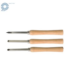 3 Piece Set Carbide Woodturning Tool Mini Size Diamond Shape Round & Square Tool