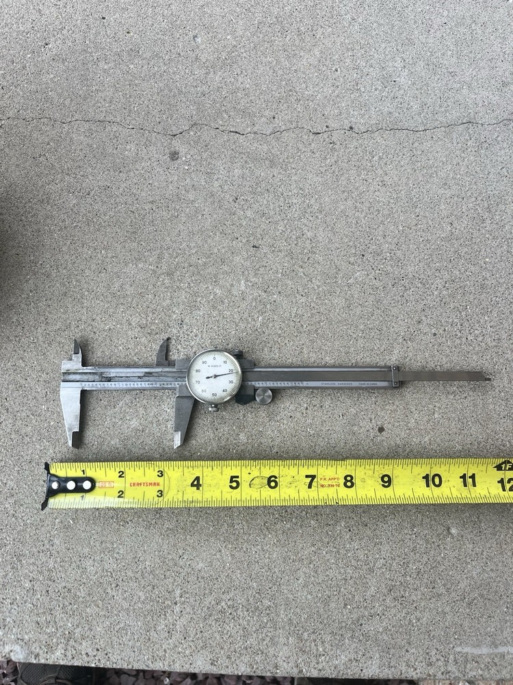 6” Dial Caliper .001” / .02mm Machinist Milling Lathe Measurement Tool