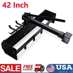 42″ Tow Behind Box Scraper Lawn Tractor Attachments for ATV UTV Tractor Mower