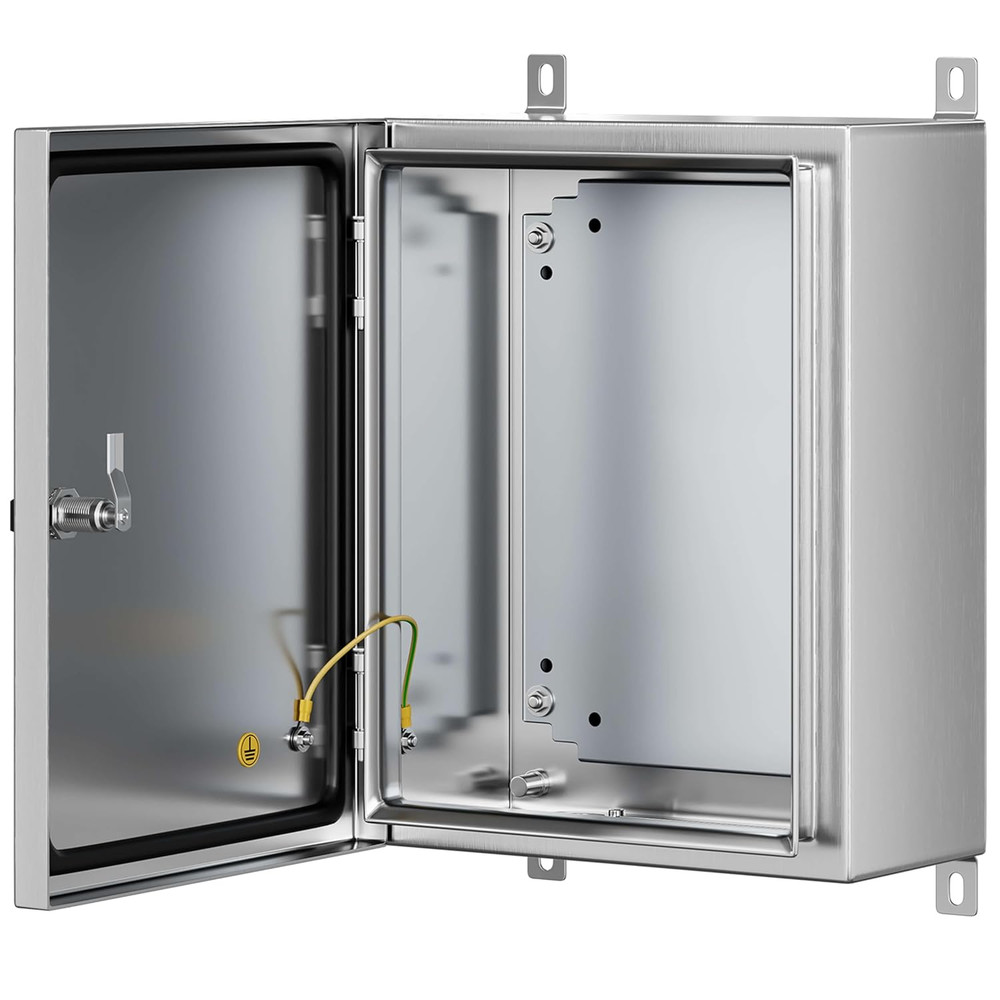 Stainless Steel Enclosure, IP65 Waterproof Electrical Box for Indoor and Outdoor