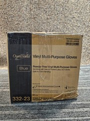 (QTY 1000) OmniShield 332-23 Large Blue Vinyl Powder Free Multi-Purpose Gloves