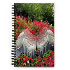 Blank Journal 5.5 × 8.5 Inches, Garden Angel – Salvia, Spiral Bound, 140 Pages