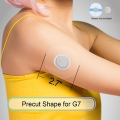 G7 Adhesive Patches Waterproof 45Pack Overpatch for & Stelo 6 cm x 6.5