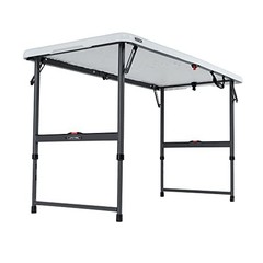 Lifetime Height Adjustable Folding Table 4 Foot 80952