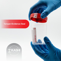 4oz Sterile Disposable Specimen Cup, Secure Lid, Urine, Stool, Semen Collection