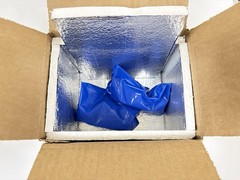 Insulated Shipping Box 14″ x 10″ X 10” with 0.5” Foam & two 8 Oz Cold Packs