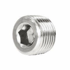 5pcs Hex Countersunk Plug Socket Head Stainless Steel Pipe 3/8″ NPT Male Thread