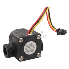 G1/2 Water Flow Sensor Control Effect Flowmeter Switch 1-30L/min for Arduino