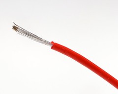 18 AWG Silver Plated Copper Wire AWM 1180 200°C 300V VW-1 High Temp Hookup