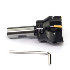 Indexable End Mill 3/4”Shank,2”Cutting Diameter,3-3/4Overall Length,90 Degree,