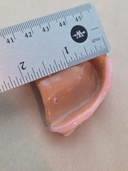 Dentures False Fake Teeth Upper Plate Dentist School Oddity Halloween Prop
