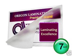 500/pk 7 Mil Prayer Cards size Hot Laminating Pouches 2-3/4 x 4-1/2, 2.75 x 4.5