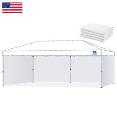 Fanpat 10X20Ft Canopy Sidewalls Fit 10X20Ft Pop Up Tent Waterproof 99 Uv
