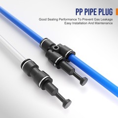 60 PCS 5/32 Inch 4mm OD Push Connect Fitting Pneumatic Air Hose Tube Kit Parts