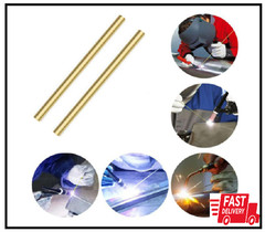2PCS 1/2 inch Solid Round Brass Rod Lathe Bar Stock Kit for DIY Craft Tool