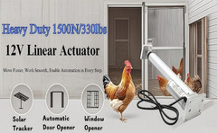 12V electric linear actuator with a load capacity of 330lbs/1500N US