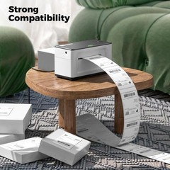 4″x6″ Fanfold Direct Thermal Shipping Labels for Zebra and Rollo Printers