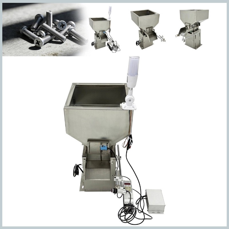 110V Automatic Vibrating Feeder Feeding Device Square Silo Vibrating Disk