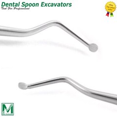 Dental Spoon Excavator Double Ended Surgical Surgery Instruments Podiatry Tools