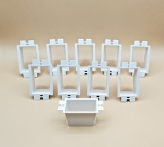 Lot Of 10 Arlington BE1 Single Gang Box Extenders, NEW